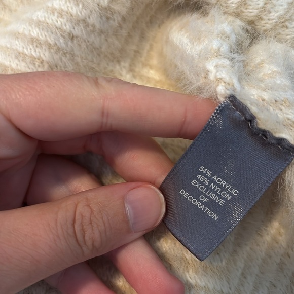 Marled Reunited Clothing women’s cream open cardigan sweater size small - Picture 8 of 8